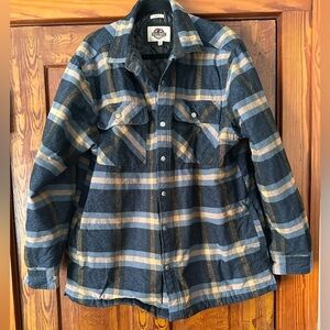 Plaid Button-Up Jacket